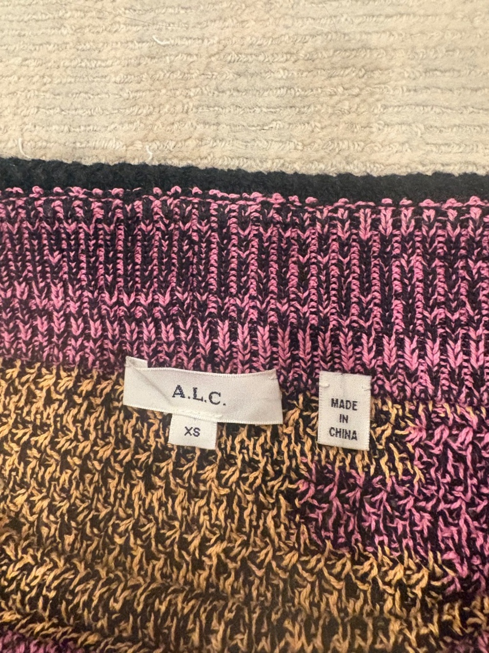 ALC Knit Crochet Sweater Skirt XS - Picture 9 of 11